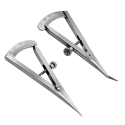 Castroviejo Caliper with Double Scales 0-20MM Stainless Steel Measuring Tool Lab Clinic Instrument Durable Drop Shipping