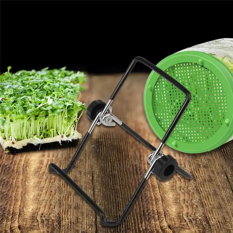 8 Pack Sprouting Stands for Wide and Regular Mouth Jars Canning Jars Holder for Sprouting, Stainless Steel &LICG