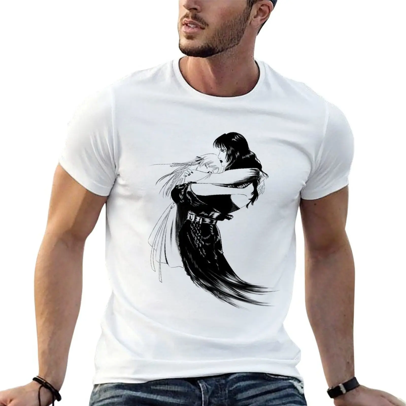 EDEN b/w ver. T-Shirt Work Outdoor Short Sleeve Tee
