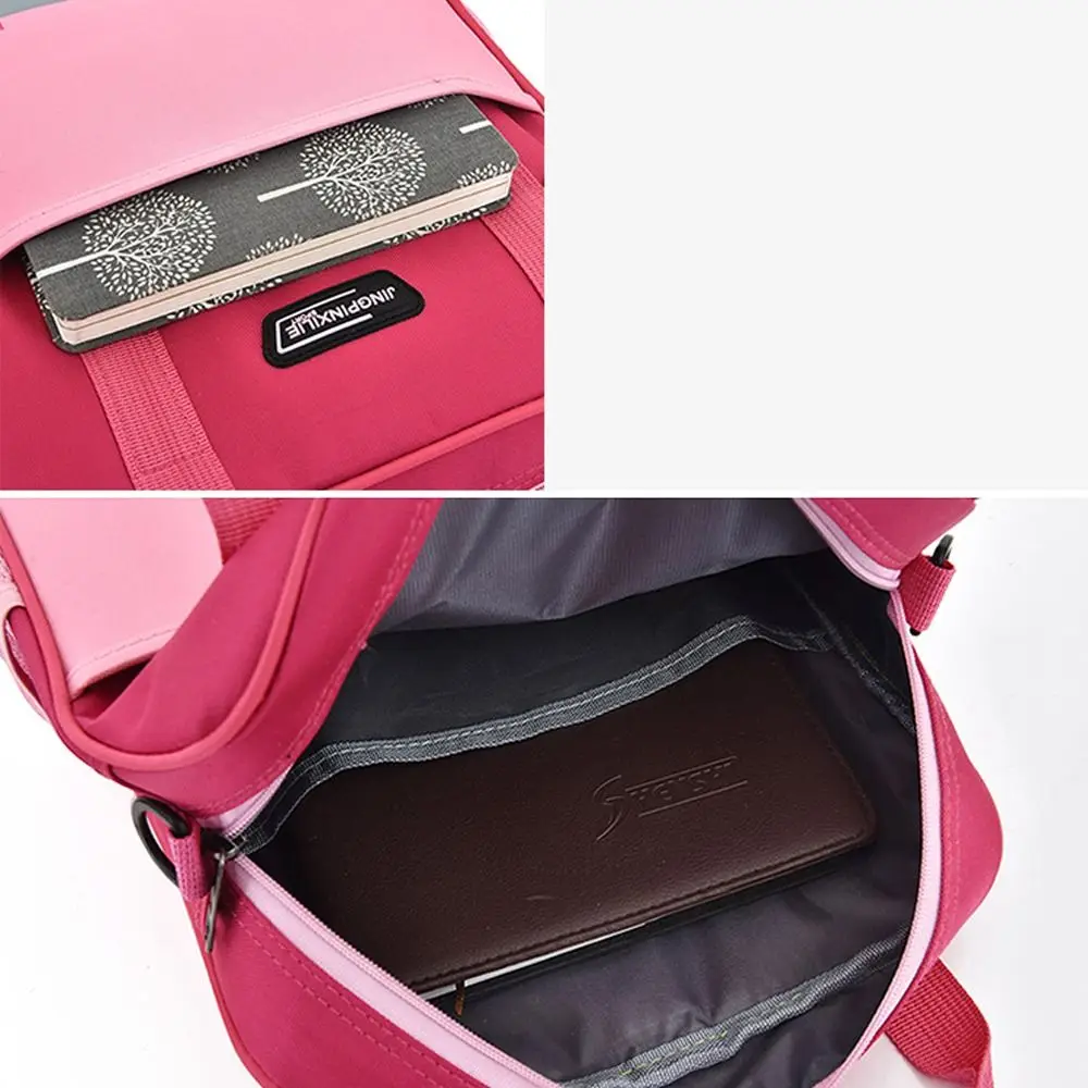 Korean Style Multi‑Pocket Children Shoulder Bag Oxford Cloth Tote School Bag Kids School Handbag Boys Girls