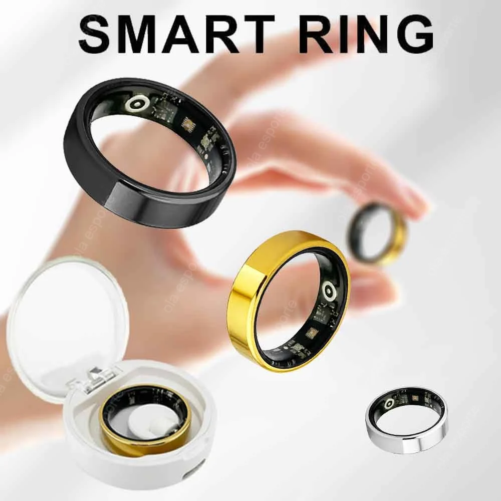 

2025 Smart Ring Men Women 6.0mm Ultimate thinness Health Detection Heart Rate Sleep Health Monitor Sports Tracker Smartring New