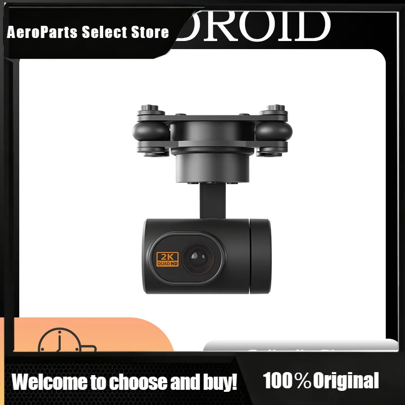 AP1SKYDROID C10PRO Gimbal: 2K HD No-Distortion Camera, 3-Axis Stabilization For Smooth Video, Lightweight For Drones