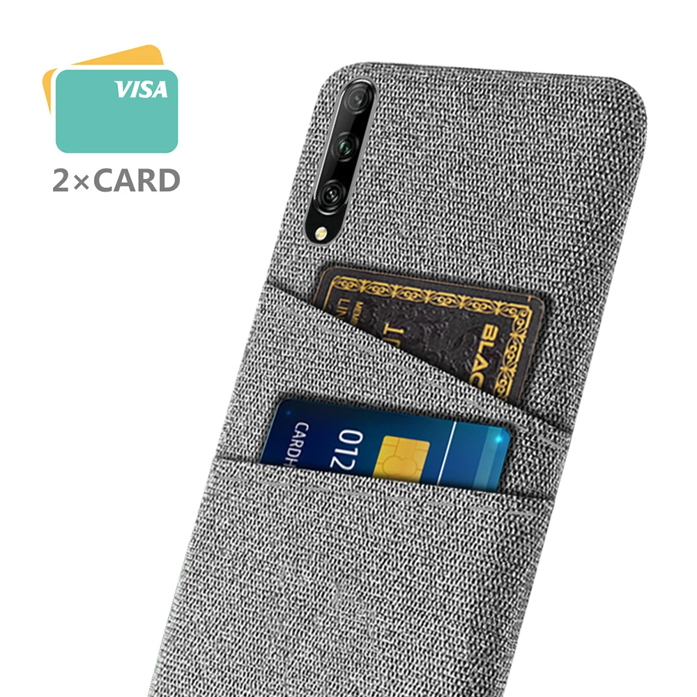 For Huawei Y9S Case Luxury Fabric Dual Card Phone Cover  For Huawei Y9s Y9 s y 9s 2019 6.59\