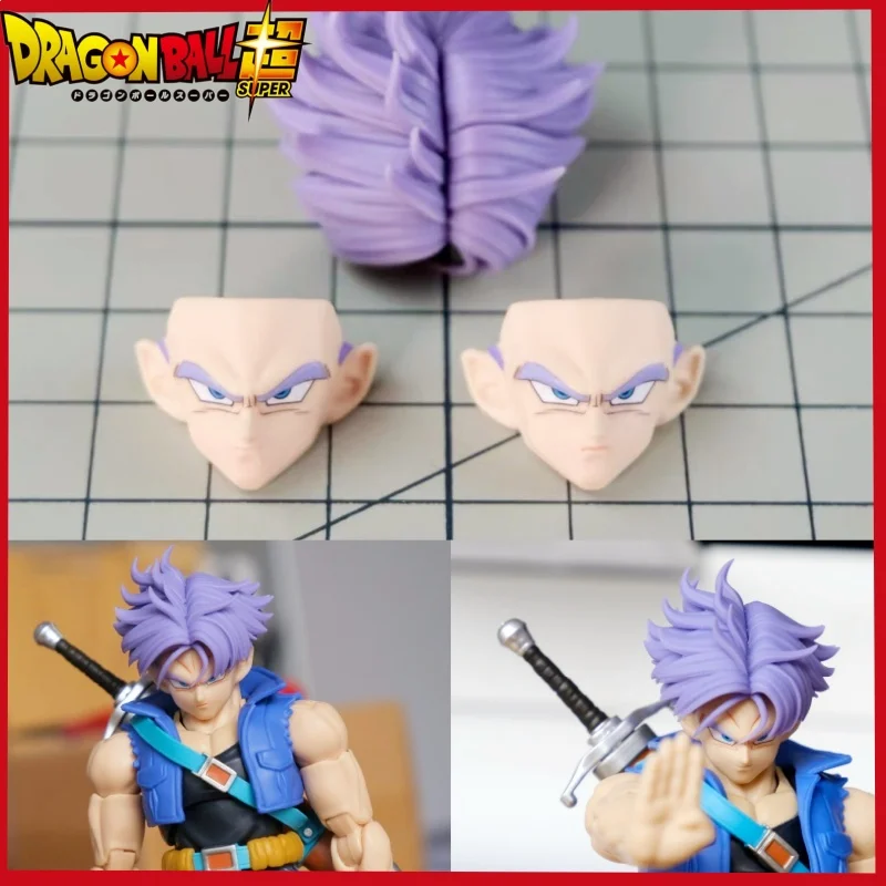 En Stock Shf Dragon Ball Z Futuretrunks 3,0 accesorios cabeza esculpida accesorios Anime colección figuras modelo Juguetes
