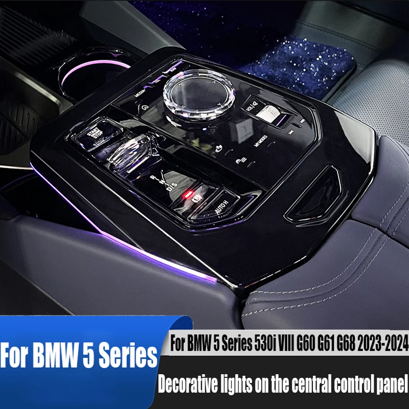 

Для BMW 5 серии 530i VIII G60 G61 G68 2023 2024, декоративные светильники с центральным управлением, автомобильные товары для украшения интерьера