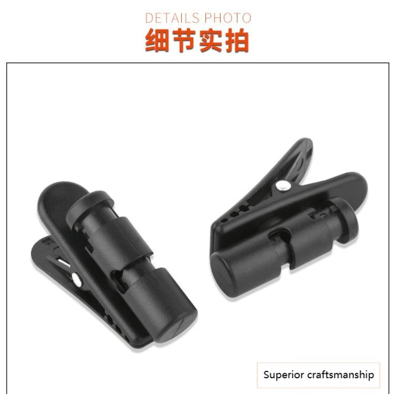 10-piece Set Suitable For Oriolus Headphones Large Rotating Cable Clips IE800S Earbuds Flat Cable Clips Upgrade Cable2-4mm Width