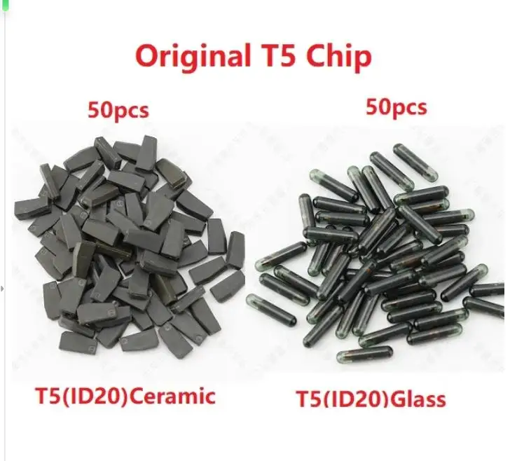 

Original Car Key Chip T5 ID20 Carbon Chip Auto Transponder Chip / T5 ID20 Ceramic Chip / T5 (ID20) PCB chip