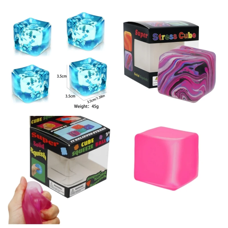 

NeeDoh Candy Flow Block Squeezing Toy Slow Rebound Decompression Maltose Pinching Music Decompression Toy Adult Decompression