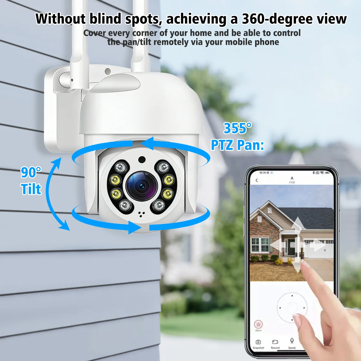 กล้อง IP 3MP ระบบตรวจสอบภายในบ - Home Cinema System บทวิจารณ์และราคา