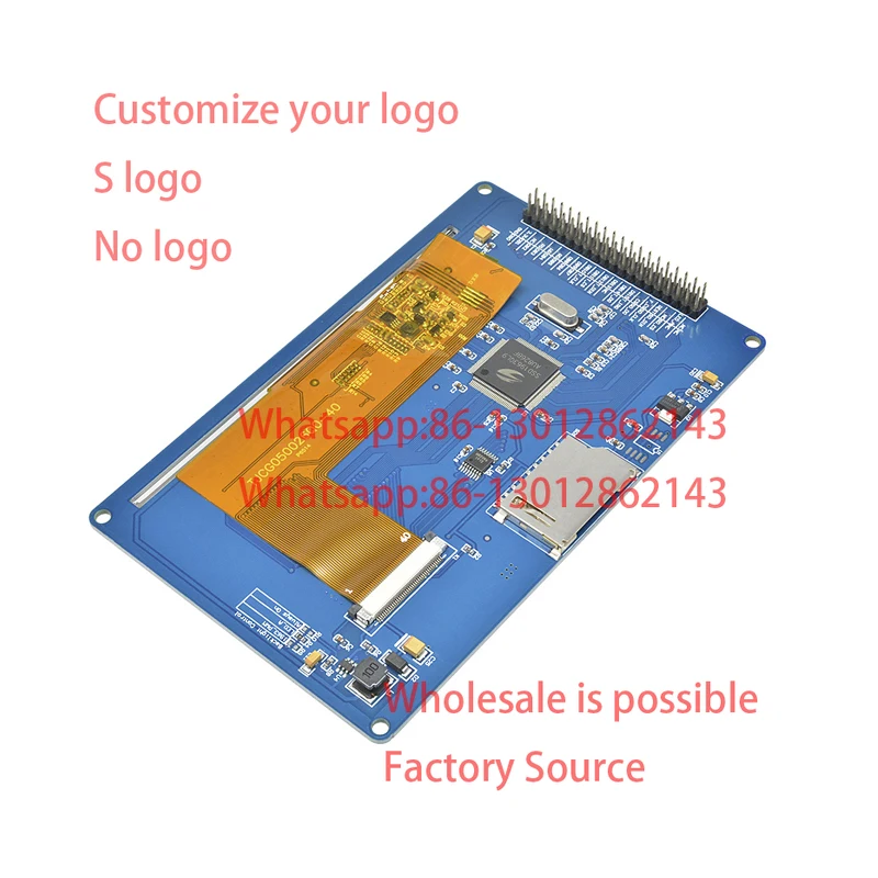 2025 new 5-inch TFT LCD Screen Module with Touch,Resolution 800 * 480 SSD1963  Directly Driven by Various Microcontrollers,