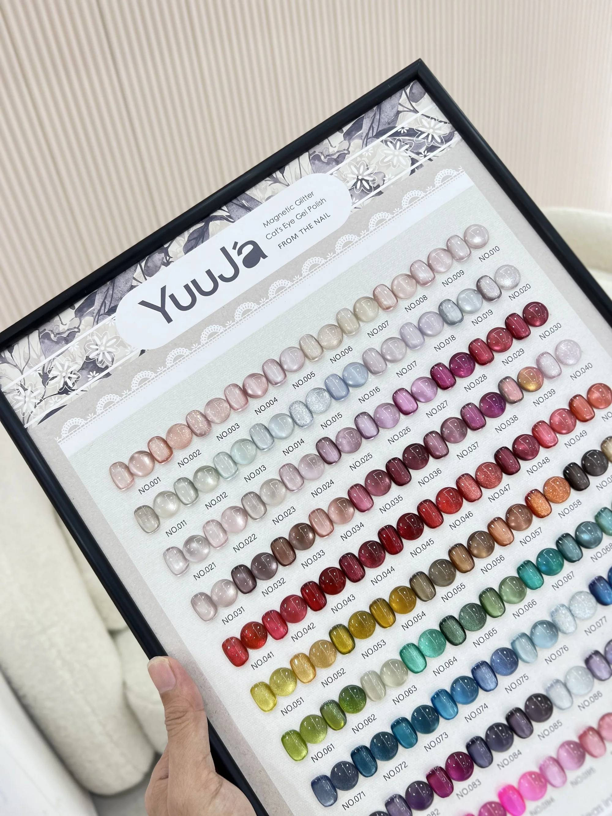 YUAlbanMismatch-Ensemble de gel à ongles œil de chat, 100 couleurs, nouveau modèle 2024, salon de manucure, article tendance, kit d'art des ongles, gel non CUUv