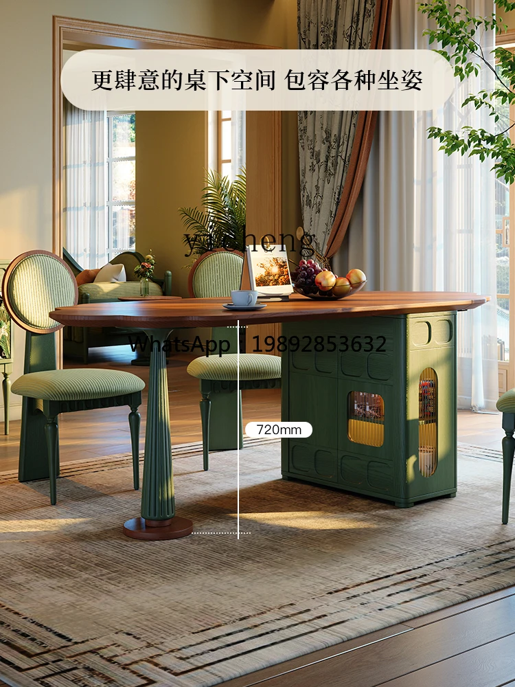 Z1 household retractable folding solid wood dining table in antique ash wood oval ash wood dining table and chairs