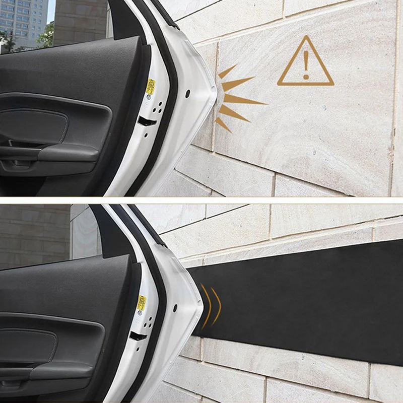 Garage Car Wall Door Protector Rubber Replacement Guard Bumper Safety EVA 100x20cm Flexible Strips Accessories