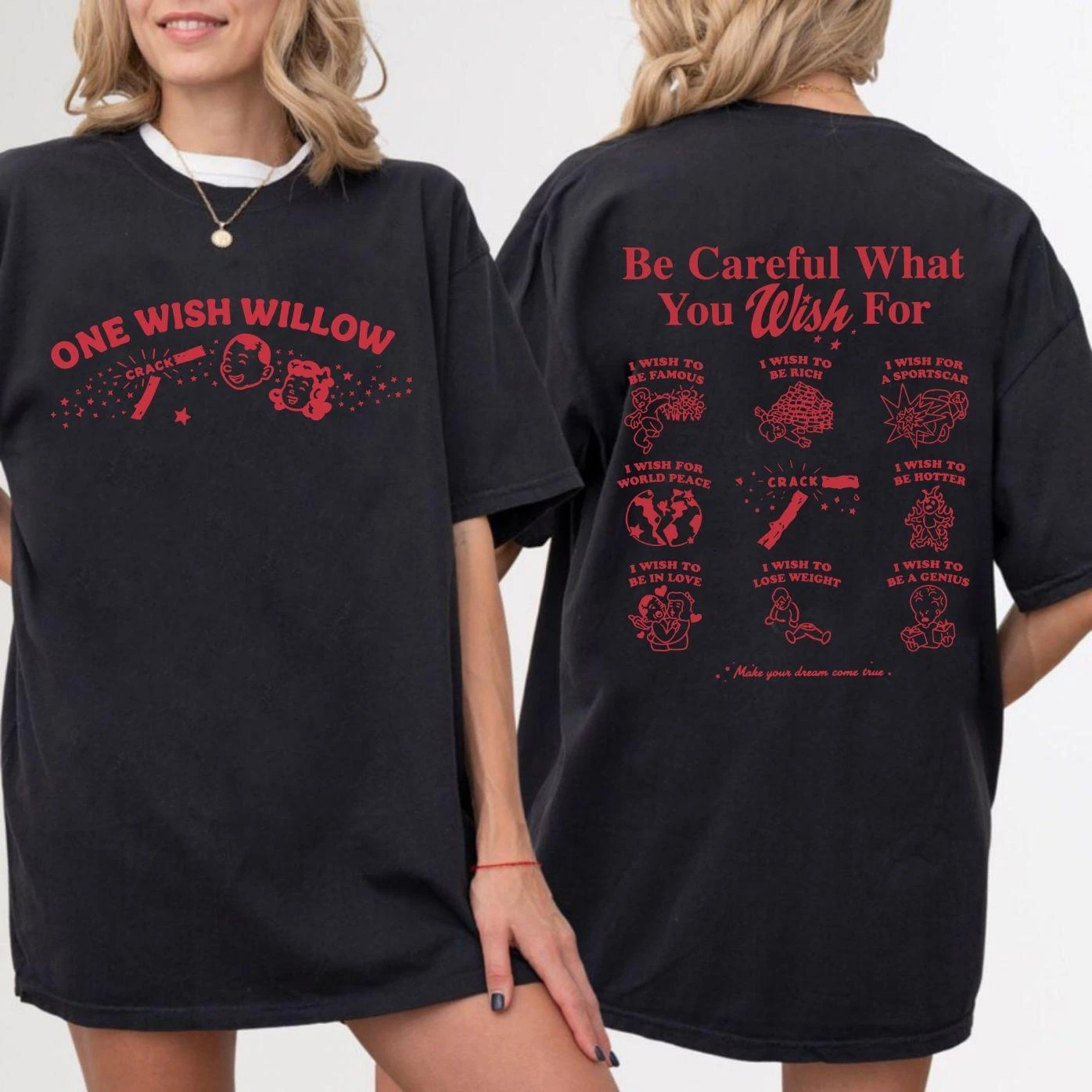 Camiseta de la Película Obsession, One Wish Willow, para Fans, Tendencia 2026, Verano, Unisex, Algodón Transpirable, Estilo Urbano Y2K