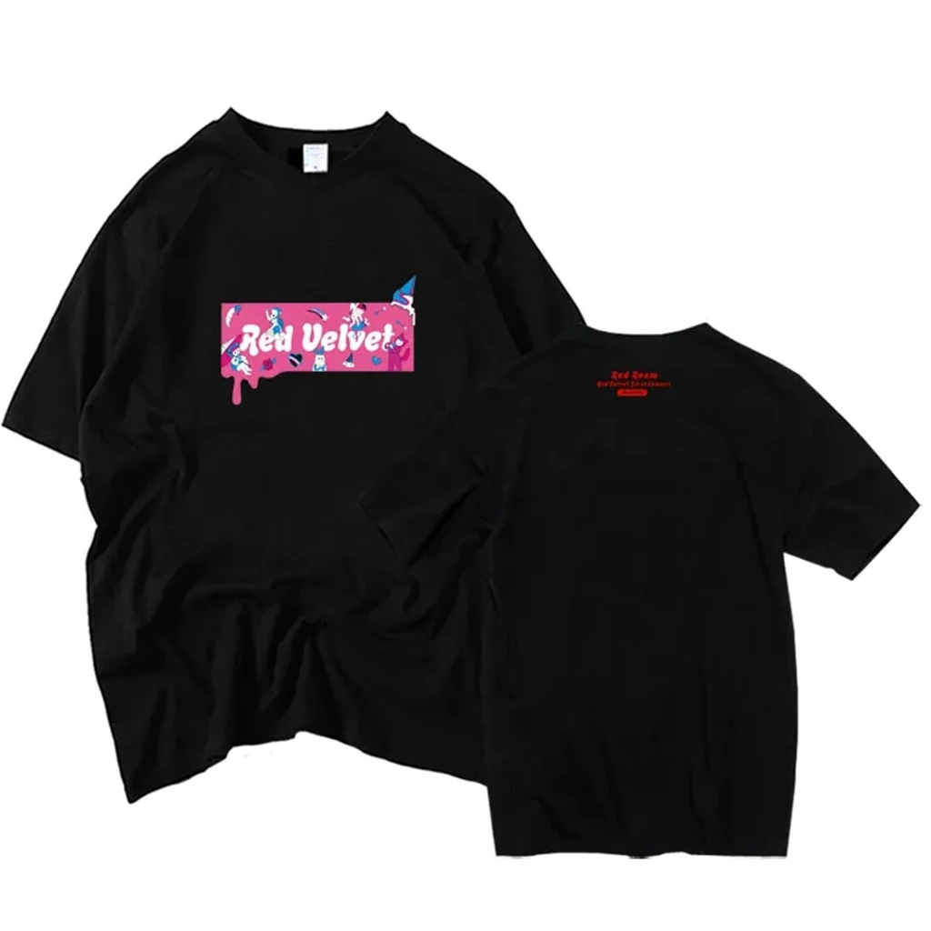 Y2K جديد قصير الأكمام رجل زوجين غرفة حمراء في اليابان الرجل تي شيرت فضفاض صالح طباعة ستار القطن الصيف ماجيك رجل ستار نفس النمط #3