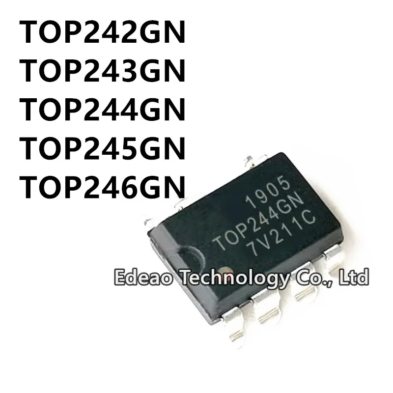 Gestão do poder TOP242GN, TOP243GN, TOP244GN, TOP245GN, TOP246GN, SMD-7GN, 10 PCes pelo lote