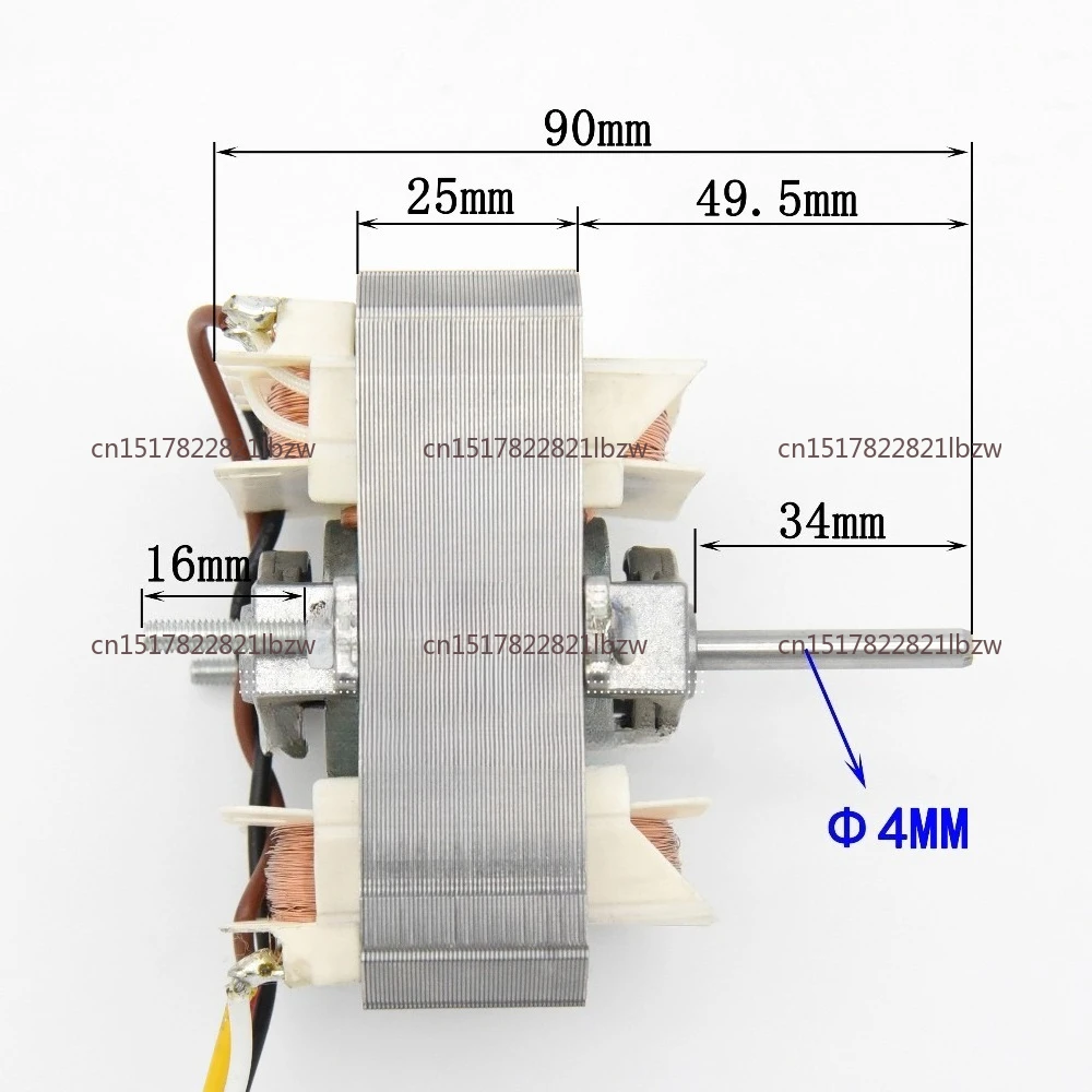 European Kitchen Hood Motor S84, Three-Speed Hood Pole Motor, Kitchen Exhaust Fan, Oven Fan Motor