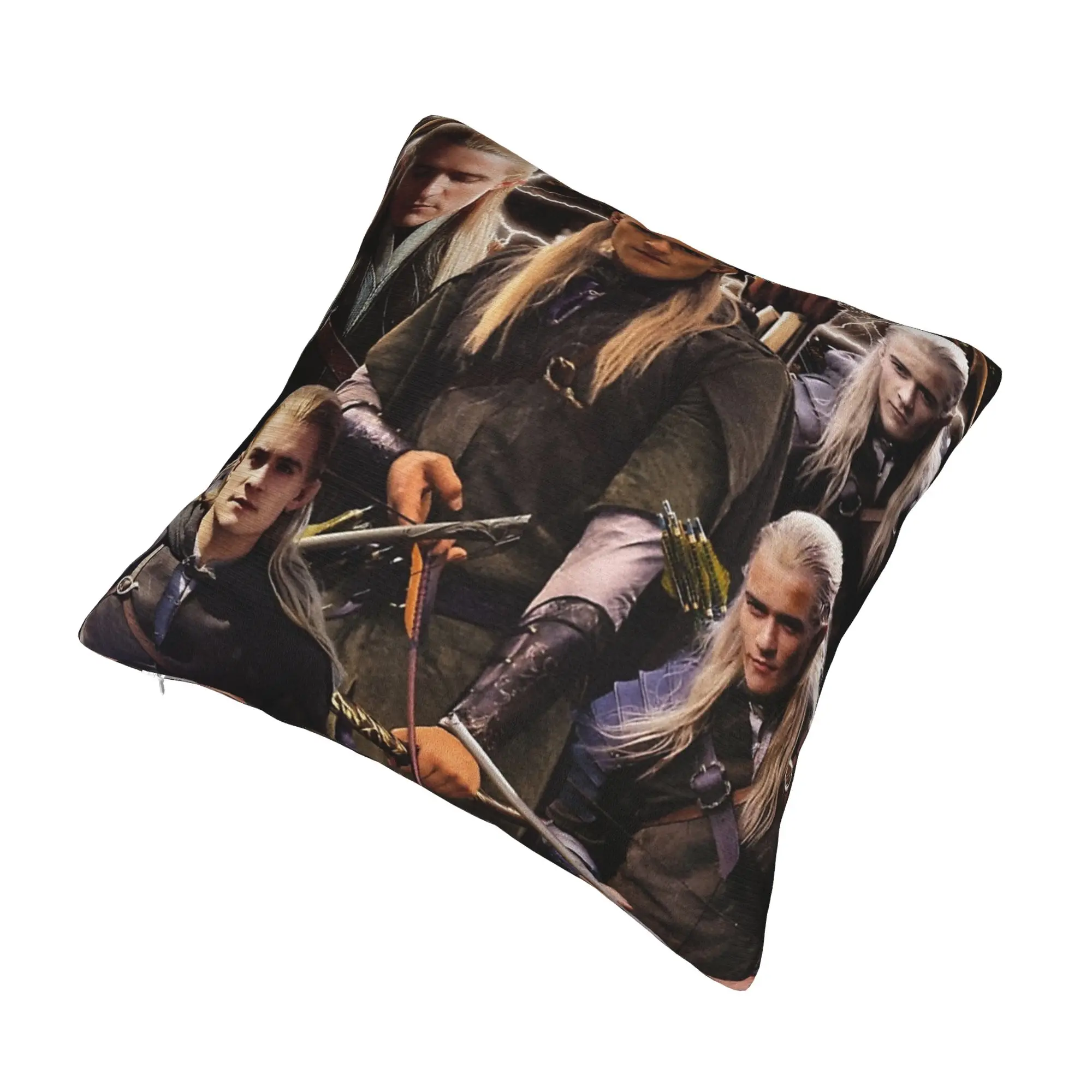 L-Lords Of The R-Rings Legolas Kissenbezug, bedruckter Polyester-Kissenbezug, Dekoration, Dekokissenbezug für Zuhause