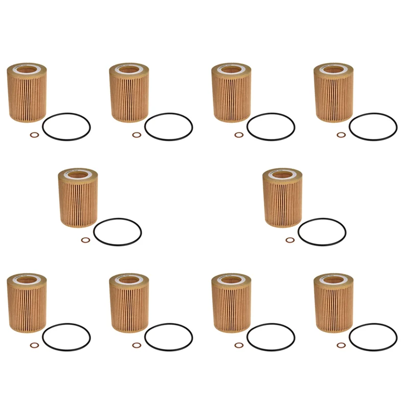 10X Hu925/4X Engine Oil Filter For Bmw 325Ci 330Ci X3 X5 Z4 Z3 325I 325Xi E36 Z3 E46 E60 E83 11427512300