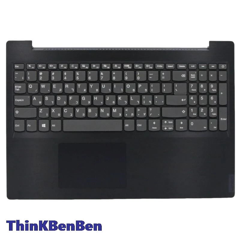 

HB Hebrew (IL Israel) Синий верхний чехол для клавиатуры, упор для рук, чехол для Lenovo Ideapad L340 15 15IWL 15API 5CB0S16667