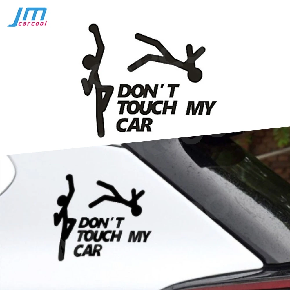 

Funny Car Sticker Dont Touch My Car Black White Red Blue Orange Color Decals Stickers Creative Auto Decal Exterior Decoration