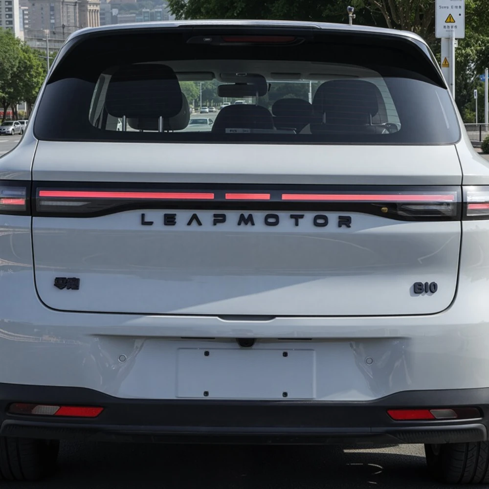 

For Leapmotor B10 Black Emblem Accessories English Logo Black Modification Exterior Decal Sticker