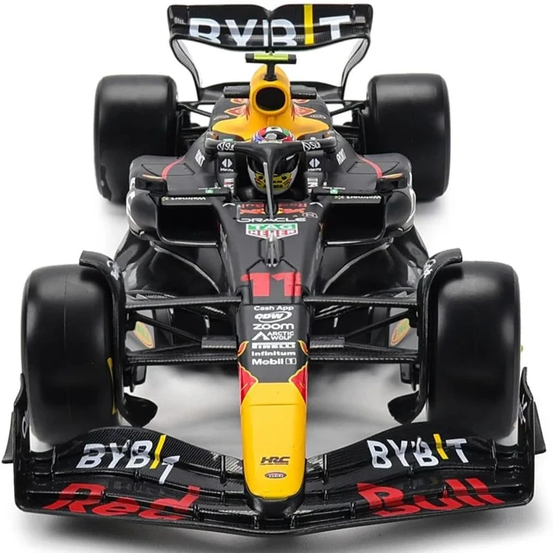 Bburago 2024 1:24 Champion Red Bull F1 Rb19 Car1# Verstappen 11# Perez Formula Racing Hardbound Edition Alloy Luxury Vehicle Car