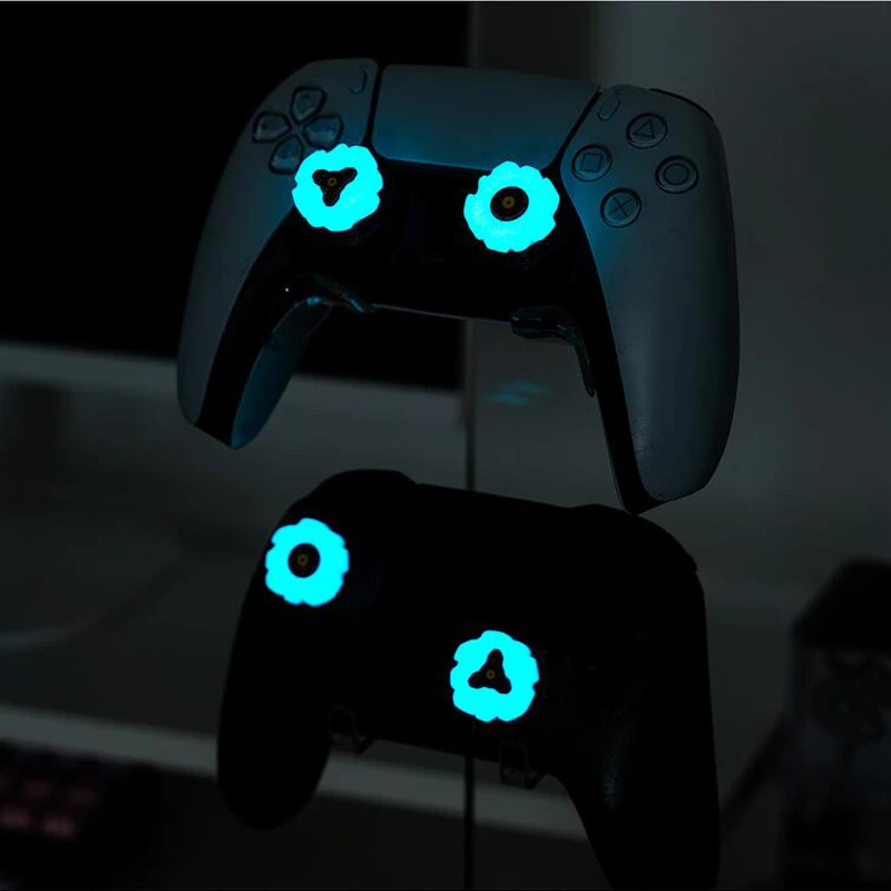 Luminous Silicone Thumb Stick Grip Cap Cover For Nintendo Switch Oled NS Lite For Sony PS5 PS4 Pro PS3 Xbox One/360 Series X/S