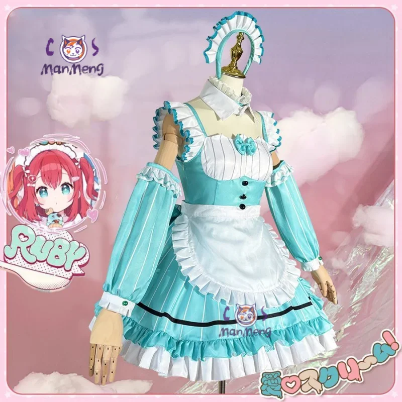 Вакана Шики Ухара Аюму Руби Куросава LoveLive!Саншайн! Костюм для косплеяAiScReam на Хэллоуин, милое платье горничной Лолиты для девочек