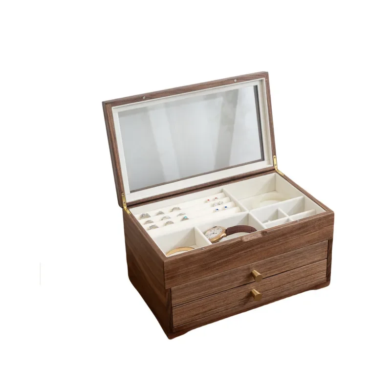 

jewelry, wooden box, ring stud earrings storage, jewelry watch box, vintage.