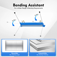Sheet Metal Bending Machines Metal Processing Folding Bench Bending Machine Sheet Bending Machine 760 mm