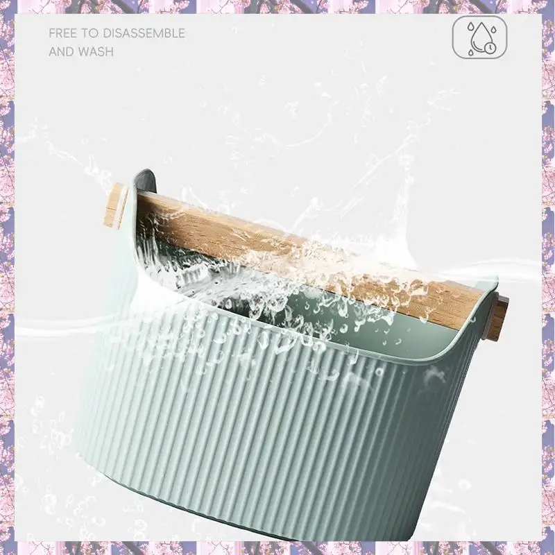 L73A 2025-Coffee Knock Box Large Capacity Espresso Grounds Container Powder Beveled Residue Dump Bucket Maker Tools