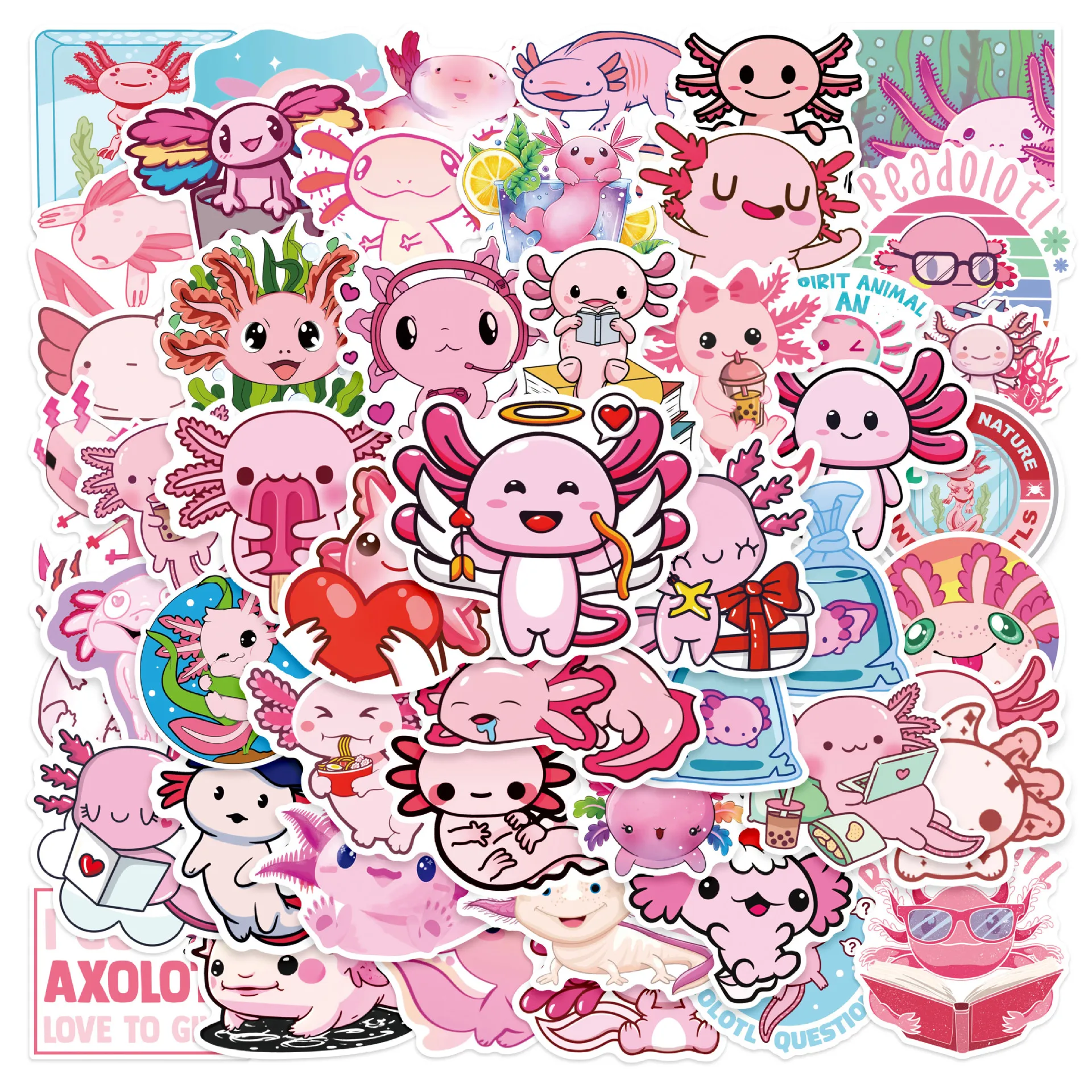 

10/30/50PCS Elegant Stylish Adorable Salamander Graffiti Stickers For Smartphone Bottle Scrapbook Travel Bag DIY Aesthetic