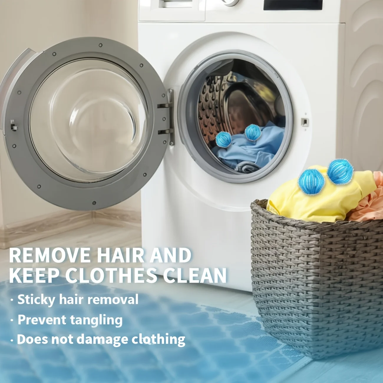 10 Suitable for Laundry Pet Hair Cleaner, Reusable Washing Machine Hair Cleaner, Anti-Wrap Cleaning Ball, Washing Machine Hair Catcher, Pet Dog Hair Catcher