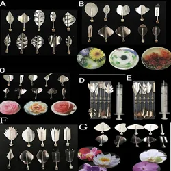 Baking Cake Tools 3D Gelatin Jelly Art Pudding Flowers Cake Decorating Tools Needle Tools Stainless Steel Nozzle Syringe Kit