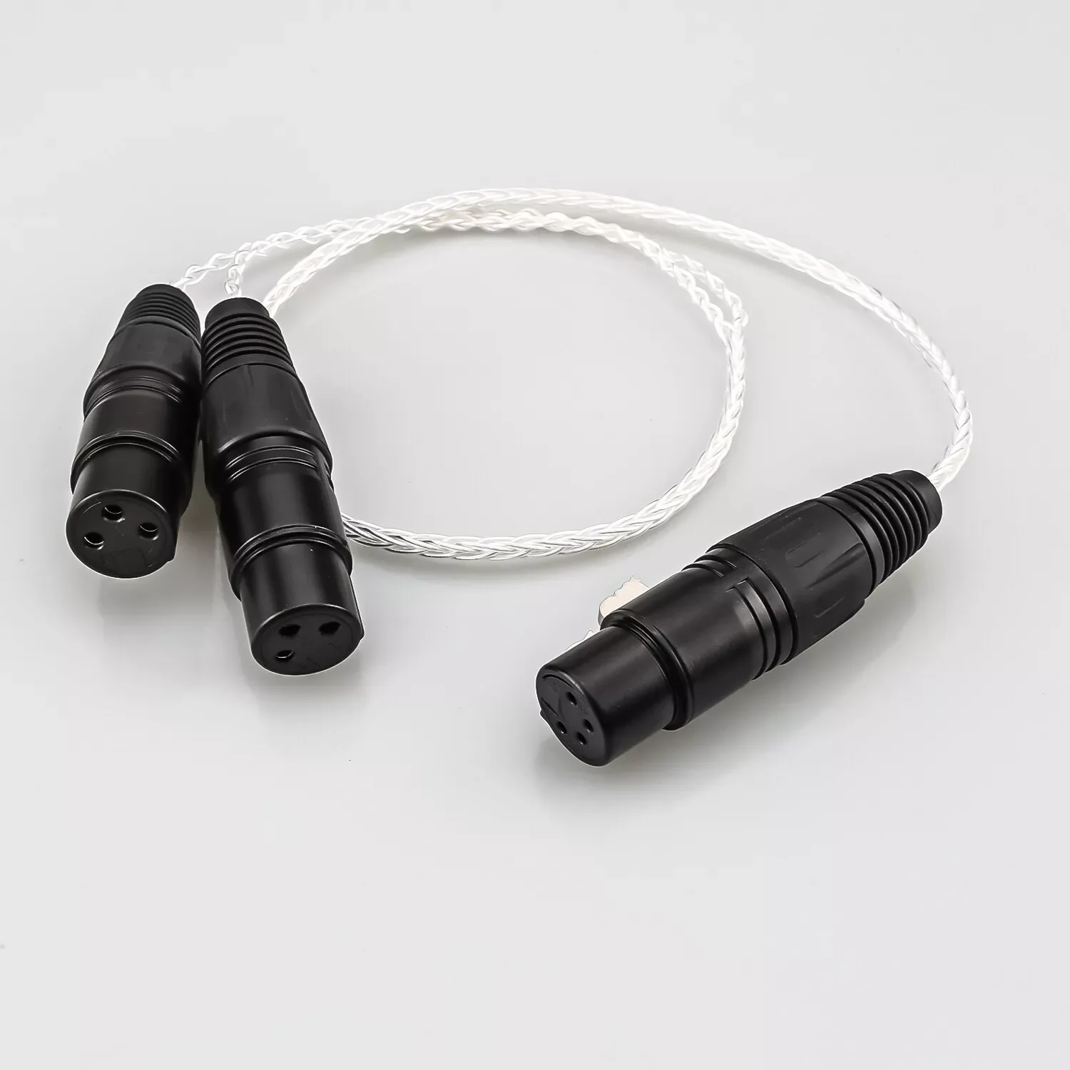 Kabel Interkoneksi Rca Berlapis Perak D102 MK III Audio Hifi Baru dengan Colokan RCA Berlapis Emas