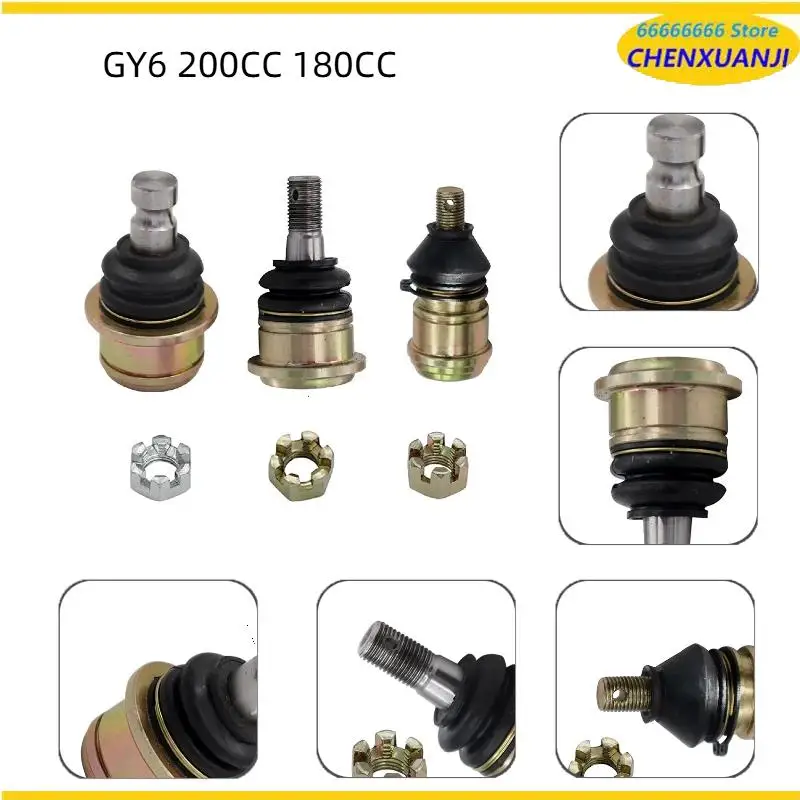 

M12/M14 Ball Joint Tie Rod End Assy Pin E Steering Knuckle Arm for 50cc-250cc Buggy Dirt Bike ATV Quad