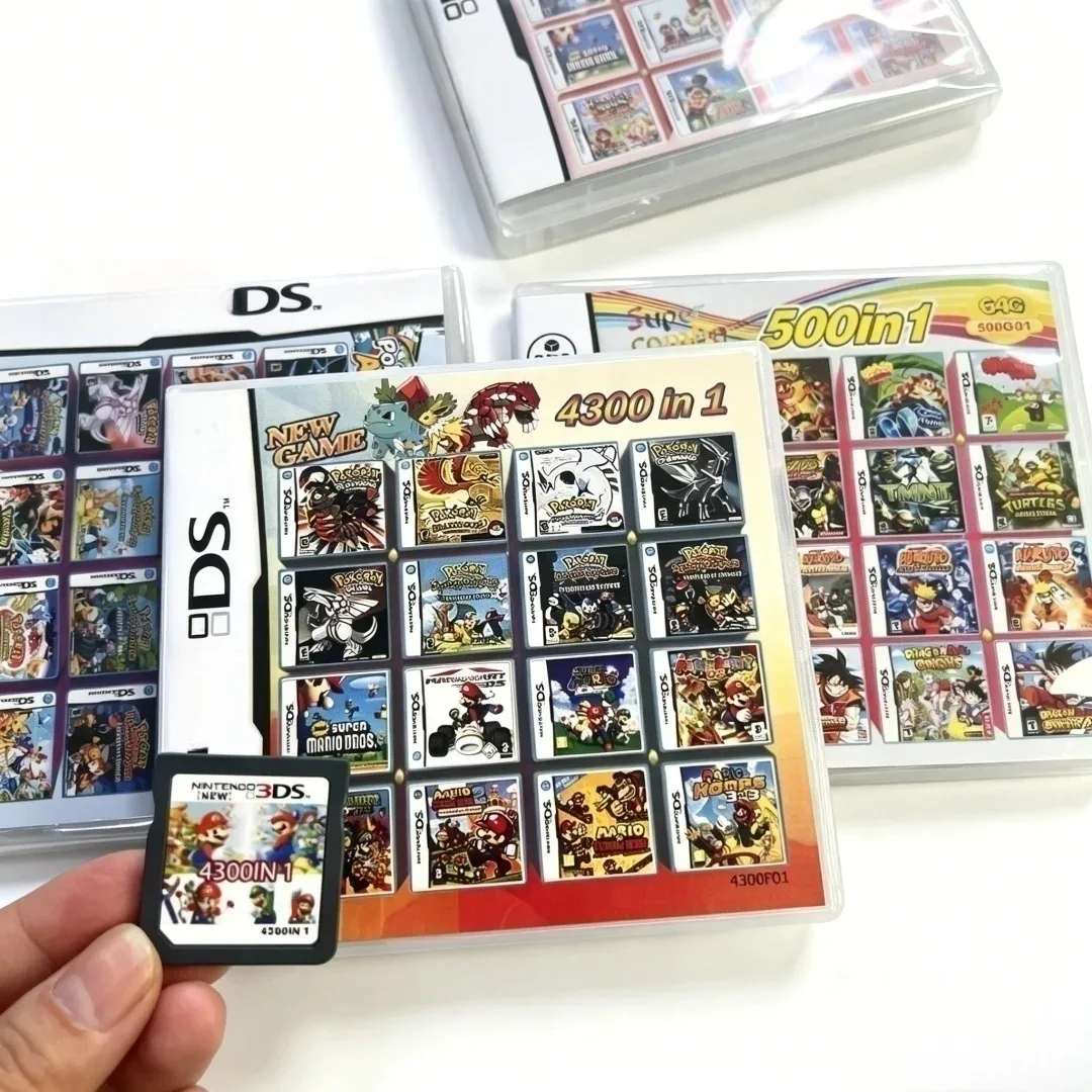 4300-in-1 Pokémon-Spielkarten-Kollektion für DS NDS 3DS 3DS NDSL Spielkassette Videospiel-Handheld-Player (R4-Karte)