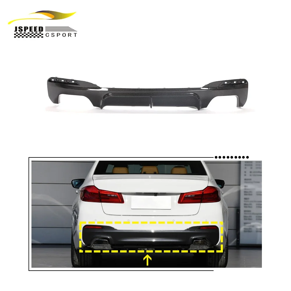 

Suitable for Carbon fiber front lip spoiler Suitable for sporty BMW G30, G31 and G38M 2017-2019