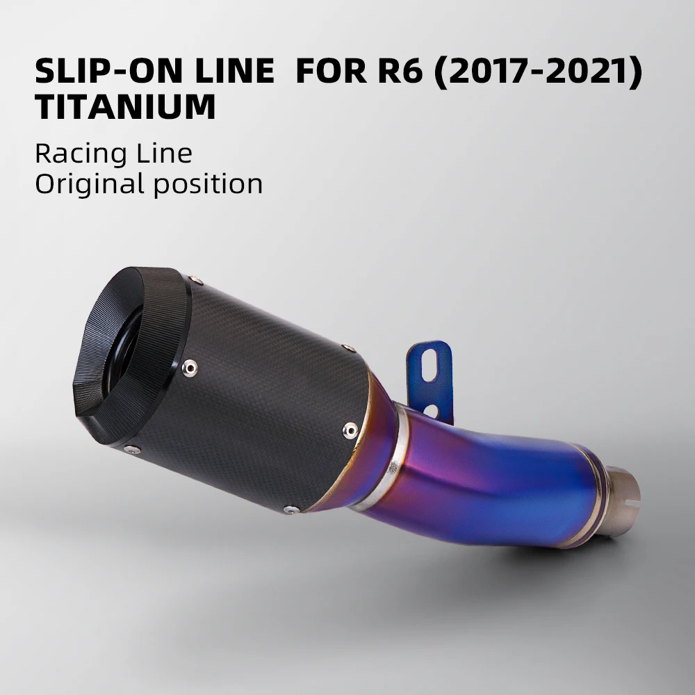 2017-2021 YZF R6 Titanium Alloy Carbon Exhaust  New Condition Sliding Line for R6