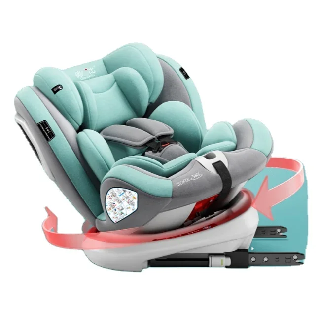 Child safety seat 360 degree rotation simple portable seat universal 0 year old baby car seat