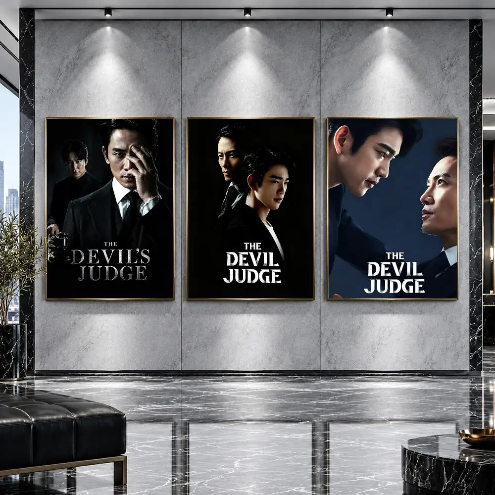 Drama The Devil Judge Poster Poster HD Printing Premium Luxury Style Wall Art Home Decor For living room Bedroom Gift