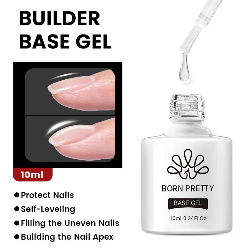 BORN PRETTY 15 ml Nail-Primer Prep Dehydrator Gel-Nagellack, kein UV-LED-Lampensockel erforderlich, Decklack, Nagelkunst, Lack, Maniküre