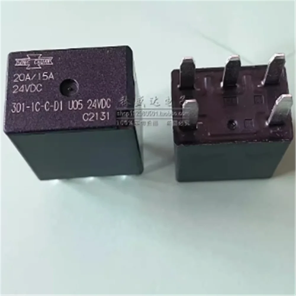 10pcs 301-1C-C-D1 U05 24VDC 5-pin 20A Automotive relay with reverse diode