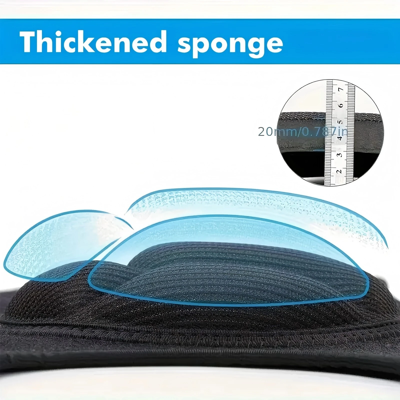 وسادات ركبة للكرة الطائرة للرجال والنساء، إسفنجة سميكة لتجنب الاصطدام دافئة، أكمام ركبة مضادة للانزلاق، لكرة القدم واليوجا والرقص. #3