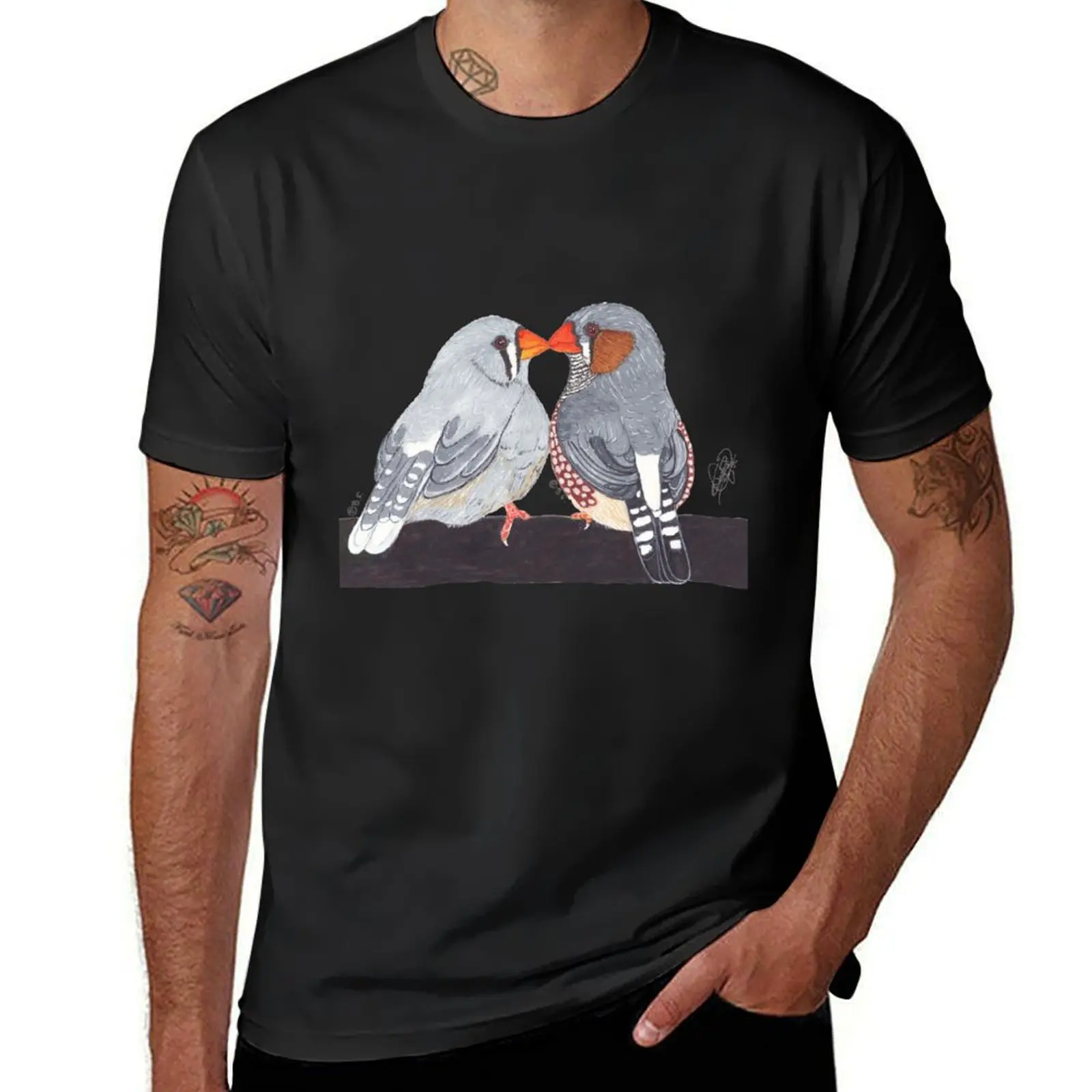 

Zebra Finch T-Shirt graphics customs plain t shirts for men graphic