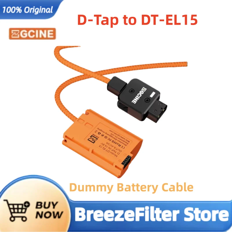 ZGCINE D-Tap to DT-EL15 Dummy Battery Cable For Nikon Camera