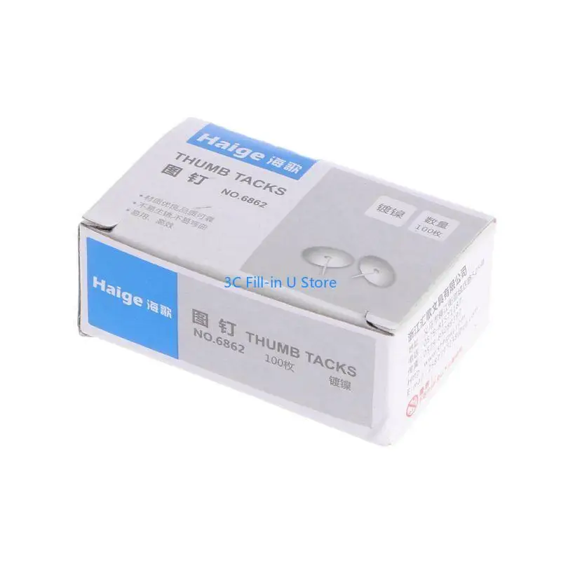 G8TA Multipurpose Roundness Push Pins Map Flat Thumb Tacks for Sharp Needle for Home