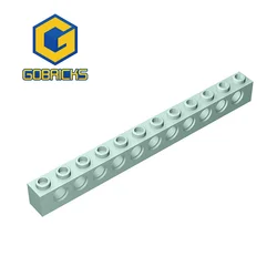 Gobricks 10Pcs Compatible Assembles Particles 3895 1x12 With 11 holes For Building Blocks Parts Educational Creative Gift Toys