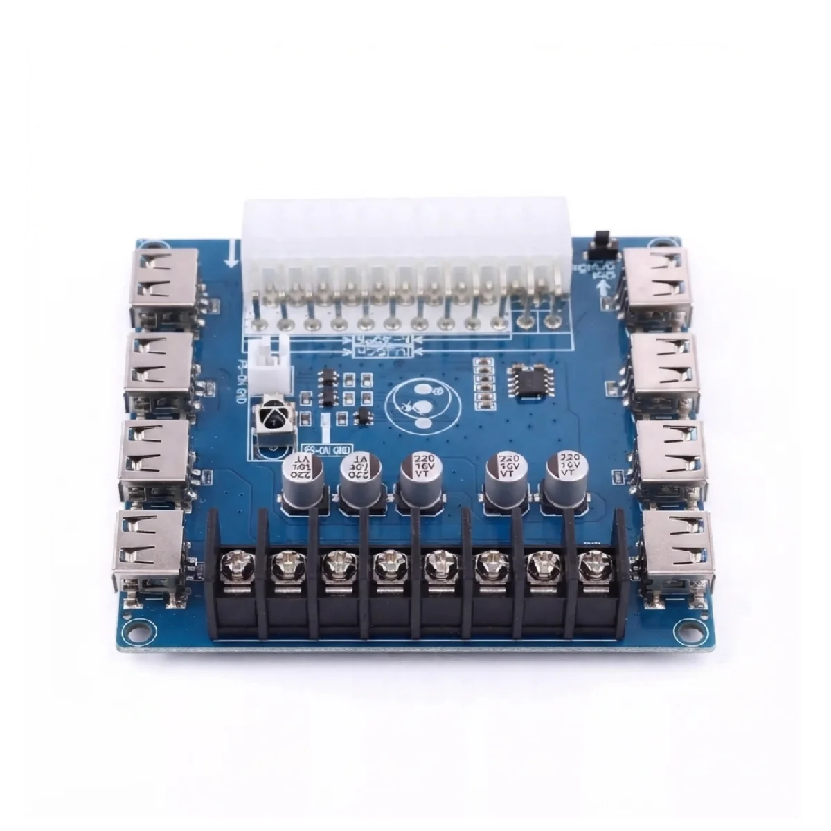 USB charging desktop computer chassis power supply ATX adapter board power take-off module power supply output wiring